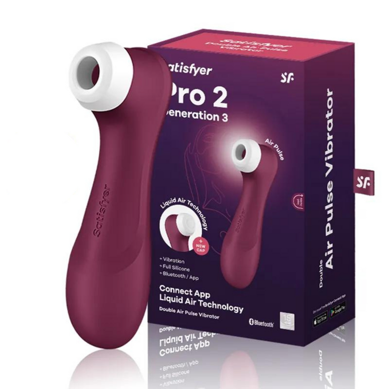 Satisfyer Pro 2 Generation 3 - Vibrador & Sugador de Clitóris com Controle via APP - Wellness Intimates