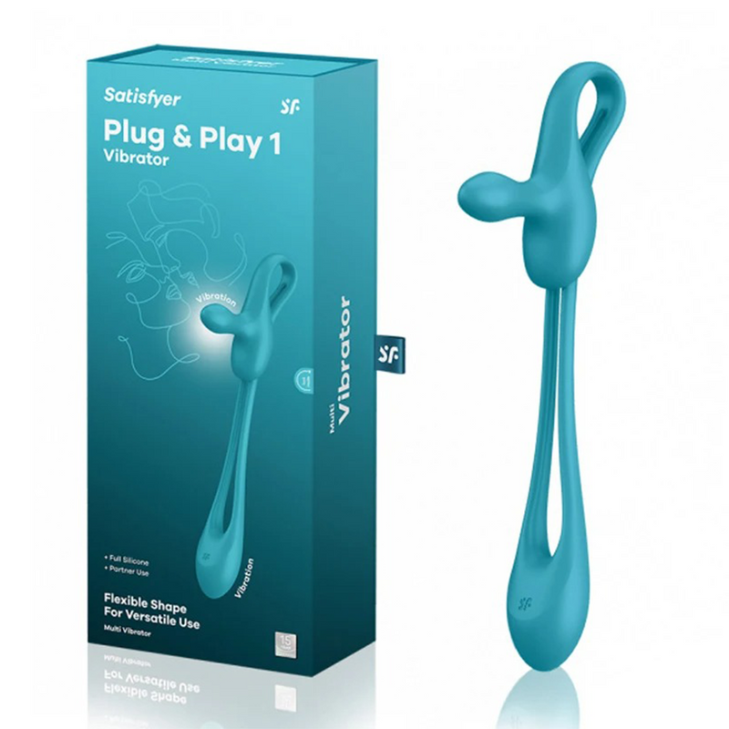 Plug Anal À Prova d'Água Prazer a Dois - Satisfyer Plug e Play 2 em 1