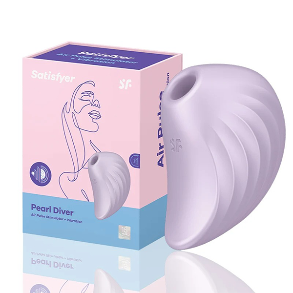 Sugador de Clitóris 11 Níveis Orgasmos Pulsantes - Satisfyer Pearl Diver
