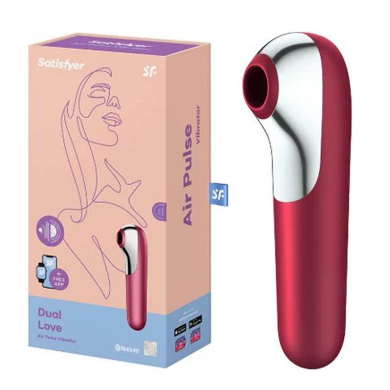 Vibrador de Casal 11 Níveis Prazer Comandado à Distância - Satisfyer Dual Love Connect APP