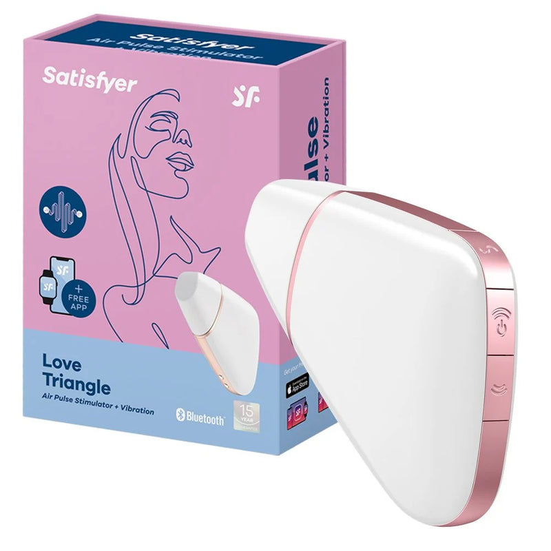 Sugador de Clitóris 11 Níveis Orgasmos Pulsantes - Satisfyer Love Triangle