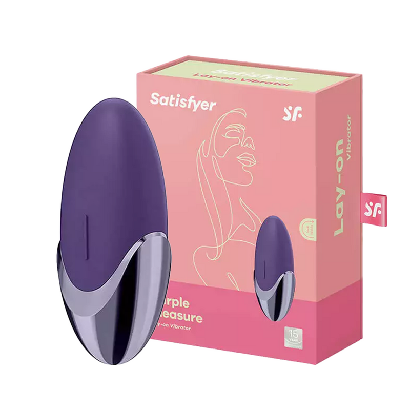 Sugador de Clitóris 5 Níveis Orgasmos Pulsantes - Satisfyer Purple Pleasure