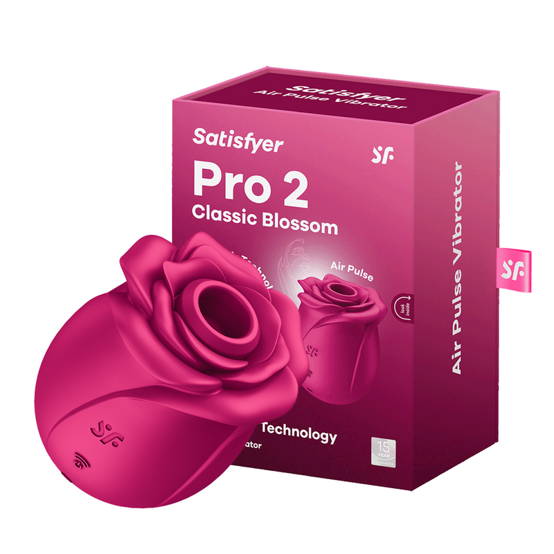 Sugador de Clitóris 11 Níveis Orgasmos Pulsantes - Satisfyer Pro 2 Modern Blossom