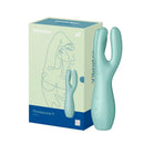 Satisfyer Threesome 3 - 3 Estímulos Simultâneos de Lábios e Clitóris - Vibrador Satisfyer - Vibrador Feminino- Satisfyer 3 em 1 - Estimulador de Clitóris