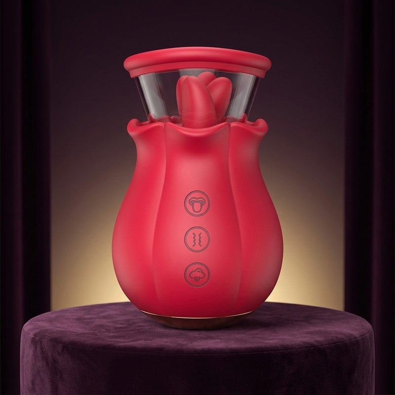 Wellness Rosa Viva — Sucção e Carícia em Flor — apresentação premium